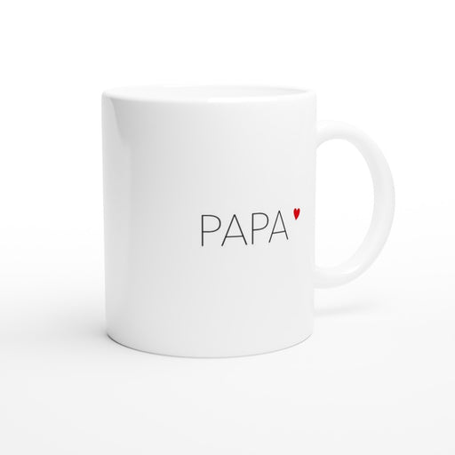 Tasse PAPA mit Herz - rot